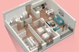 Apartament 2+1 në shitje në  në Rrugën 5 Maji, Sale