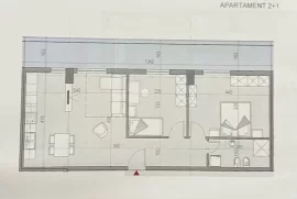 Apartament 2+1 në shitje në “Univers City”, Verkauf