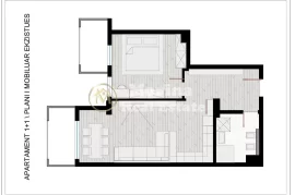 Shitet, Apartament 1+1, Yzberisht, 110.000 Euro/Mu, Πώληση