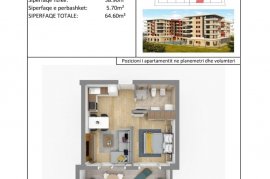 Shiten apartamente 1+1 dhe 2+1 Shengjin, Vente