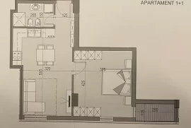 Apartament 1+1 në shitje në “Univers City”, Vente