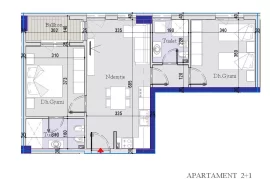 Apartament 2+1 në shitje në “Tirana Entry II” Kthe, Eladás