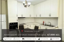 Apartament  2+1+ post parkimi Per Qira, Turdiu, Huren