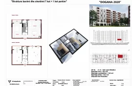 Apartament 1+1, 64 m2,mundesi kreditimi nga banka!, Sale