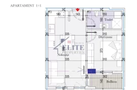 Tirana Entry II, apartament 1+1 në shitje, Venta