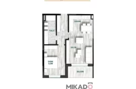 SHITET APARTAMENT 1+1 NE RESIDENCEN SAN-NICOLAS, D, Sale