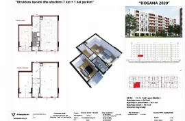 Tek Rezidenca Dogana 2020 shitet apartament 1+1, Vente